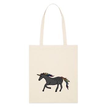 Licorne rapide - Tote bag bio Stanley/Stella - écru doux - Devant