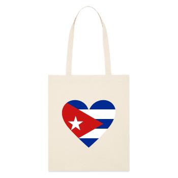 Cœur de Cuba - Tote bag bio Stanley/Stella - écru doux - Devant