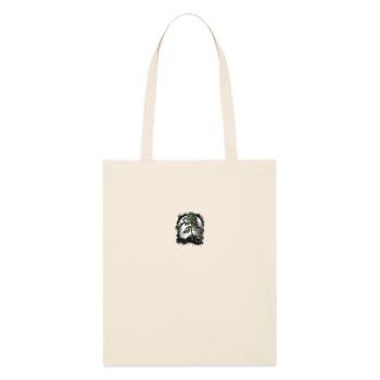 Forêt Nature sauvage Conifères Forêt Arbre Pin Halloween Arbres - Tote bag bio Stanley/Stella - écru doux - Devant