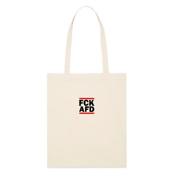 Fck afd - Stanley/Stella Bio-Stoffbeutel - Natur - Vorne