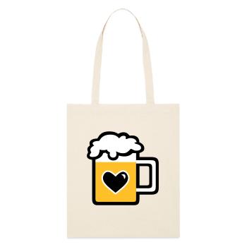 Mass Bier - Stanley/Stella Bio-Stoffbeutel - Natur - Vorne