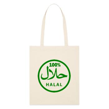 Halal - Stanley/Stella Bio-Stoffbeutel - Natur - Vorne