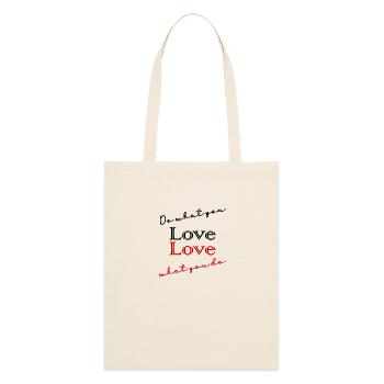 CITATION,CITATIONS,MESSAGE, MESSAGE,HUMOUR - Tote bag bio Stanley/Stella - écru doux - Dos