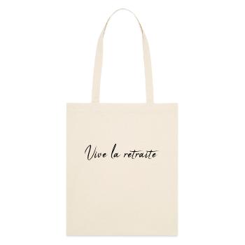 RETRAITE. RETRAITE. RETRAITEE. RETRAITE - Tote bag bio Stanley/Stella - écru doux - Dos