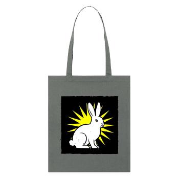 Cooler Hase im Punk Rock & Pop Art Stil - Stanley/Stella Bio-Stoffbeutel - Tieforange - Vorne
