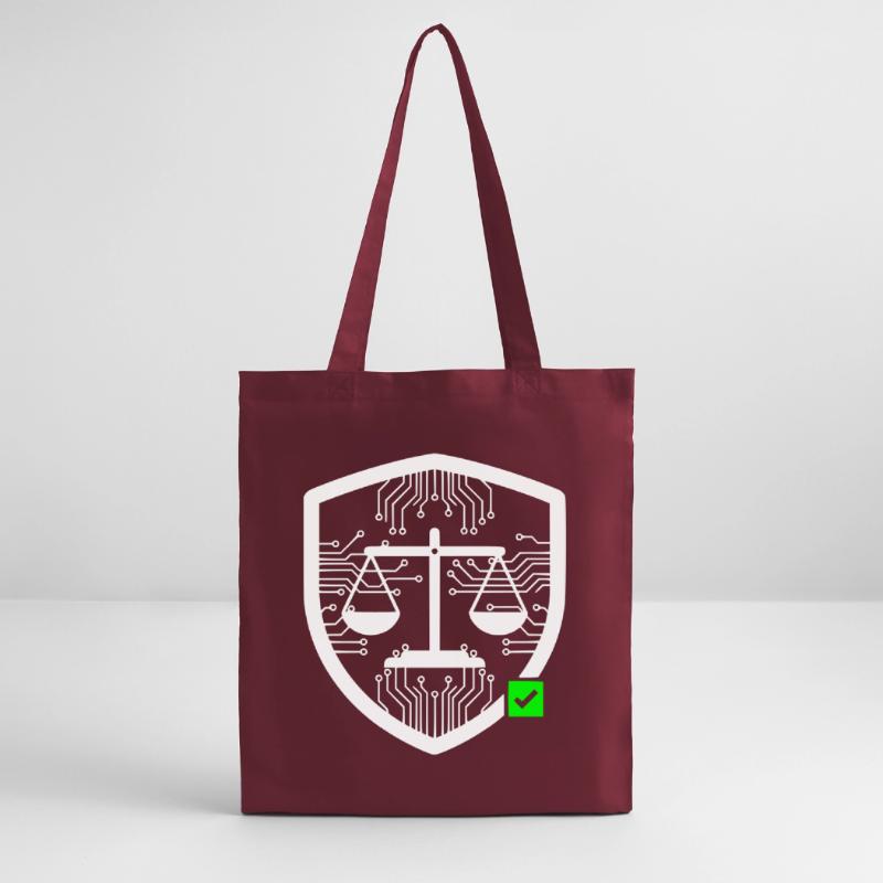 Cyber Security Shield Libra Tech Vector Stanley/Stella Organic Tote Bag