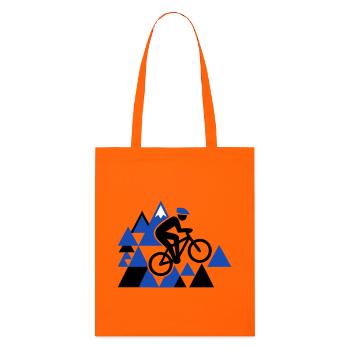 Saut VTT extrême - Tote bag bio Stanley/Stella - orange profond - Devant