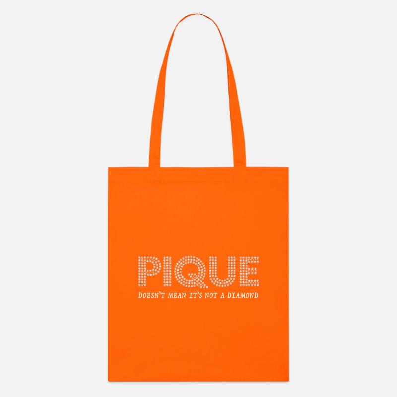 Conception PIQUE Diamond Sparkles - Tote bag bio Stanley/Stella - orange profond