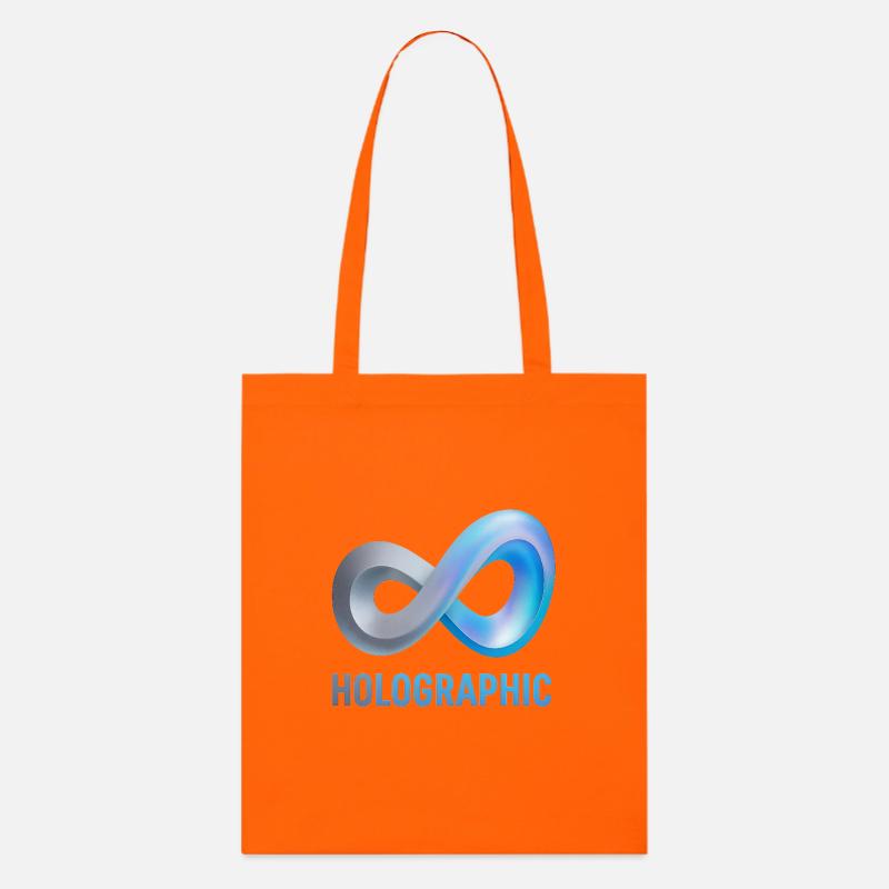 Holografische Unendlichkeit Loop - Stanley/Stella Bio-Stoffbeutel - Tieforange