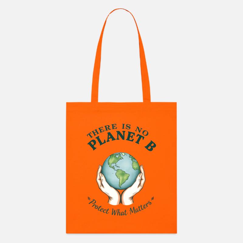 Il n’y a pas de planète B – Protéger ce qui compte - Tote bag bio Stanley/Stella - orange profond