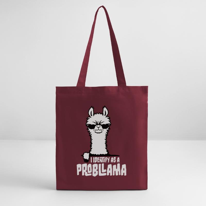 I Identify As A Probllama Cool Lama Problem Spruch Stanley/Stella Organic Tote Bag