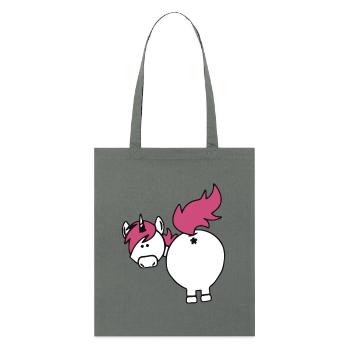 unicorn butt - Stanley/Stella Organic Tote Bag - bright orange - Front