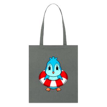 Bouée de sauvetage Penguin Swimming - Tote bag bio Stanley/Stella - orange profond - Devant