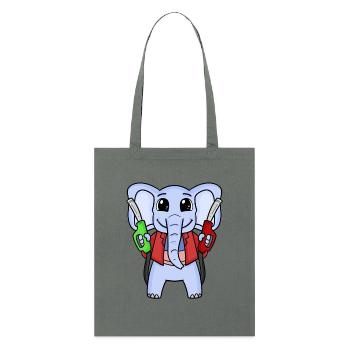 Pump attendant - Stanley/Stella Organic Tote Bag - bright orange - Front