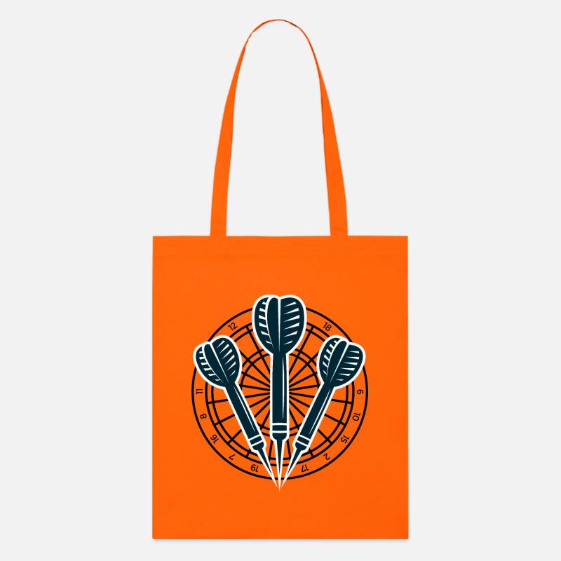 Art de flèches en trio de fléchettes - Tote bag bio Stanley/Stella - orange profond