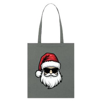 Santa with cool Sunglasses Funny Christmas Xmas - Stanley/Stella Organic Tote Bag - bright orange - Front