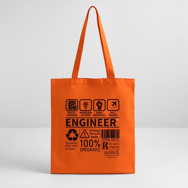 engineer multi tasking problem solving working Stanley/Stella Organic Tote Bag
