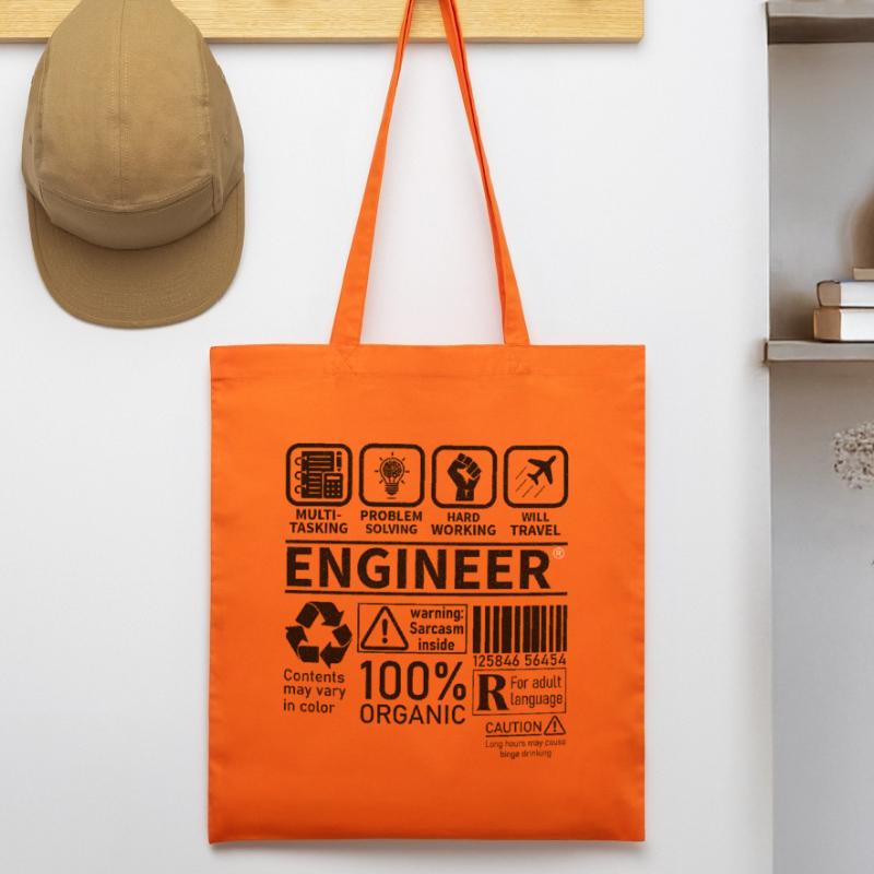 engineer multi tasking problem solving working Stanley/Stella Organic Tote Bag