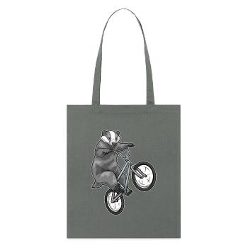 Dachs Fahrrad - Stanley/Stella Bio-Stoffbeutel - Tieforange - Vorne