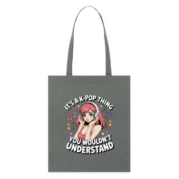 K-Pop Chose Drôle Corée Musique Anime - Tote bag bio Stanley/Stella - orange profond - Devant