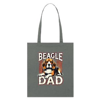 Beagle Papa Grafik - Stanley/Stella Bio-Stoffbeutel - Tieforange - Vorne