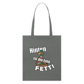 The duck is fat in the back - Stanley/Stella Organic Tote Bag - bright orange - Front