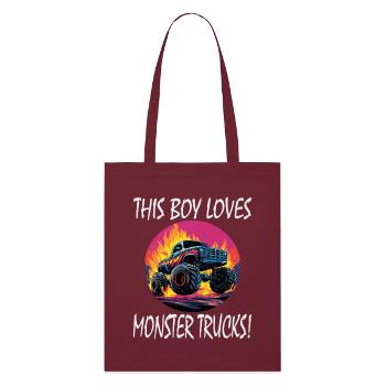 Monster Truck Flame Show - Tote bag bio Stanley/Stella - bordeaux - Devant