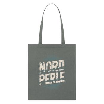 Nordperle Hamburg North Sea Baltic Sea North German Deern - Stanley/Stella Organic Tote Bag - bright orange - Front