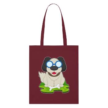 Os de chien - Tote bag bio Stanley/Stella - bordeaux - Devant