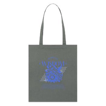Floral Wisdom Petals - Stanley/Stella Organic Tote Bag - bright orange - Front