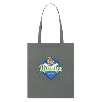 Dundee UK City Scotland Retro Flag Vintage - Stanley/Stella Organic Tote Bag - bright orange - Front