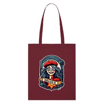 Bannière de clown de Delulu - Tote bag bio Stanley/Stella - bordeaux - Devant