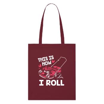 Landscaper Gardener Gardener Garden - Stanley/Stella Organic Tote Bag - burgundy - Front