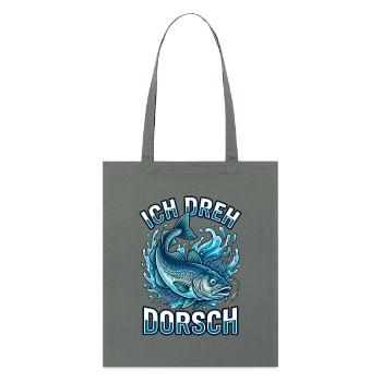 Ich dreh Dorsch Lustiger Angler Fisch - Stanley/Stella Bio-Stoffbeutel - Tieforange - Vorne