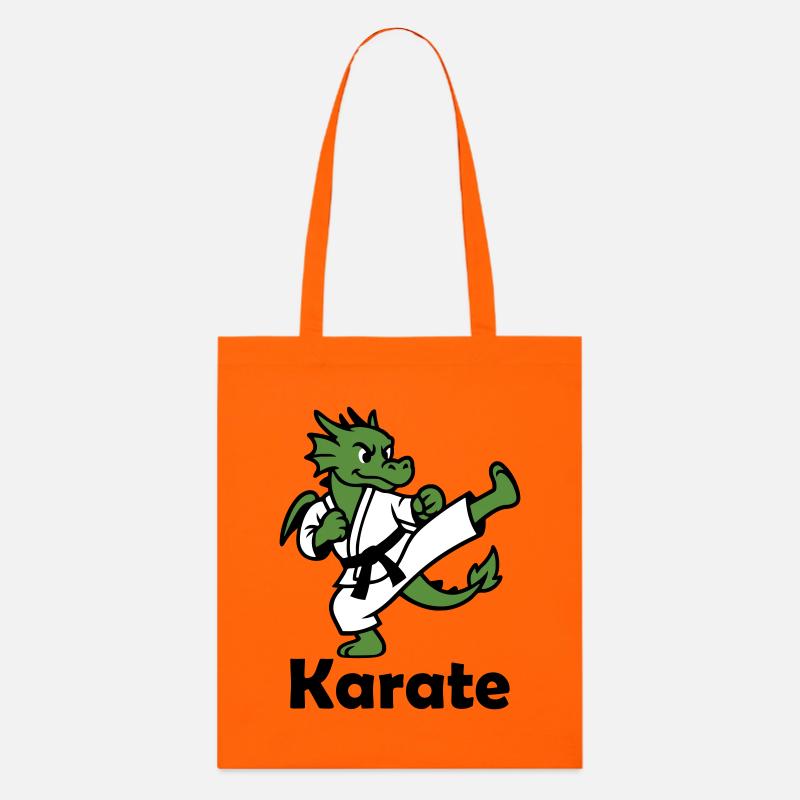 Karaté Dragon - Tote bag bio Stanley/Stella - orange profond