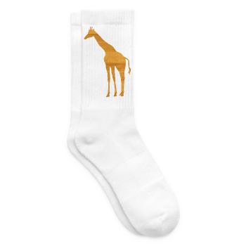 giraffe holz - Tennis socks - white - Right