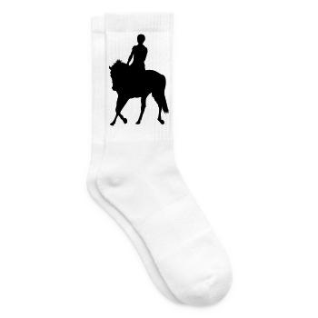 Pferde Wettbewerb - Tennissocken - Weiß - Rechts