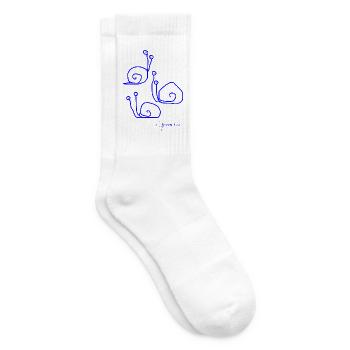 Schneckenmeeting © Chyropterum Innoxius - Tennissocken - Weiß - Rechts