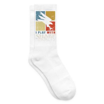 Falconry - Tennis socks - white - Right