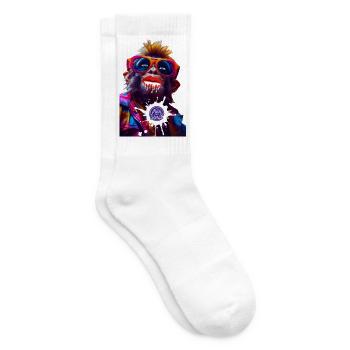Du rockst meine Welt - Tennissocken - Weiß - Rechts