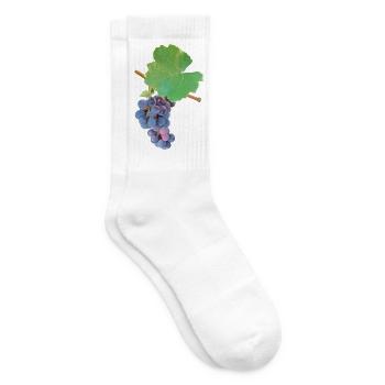 Grapes – fruity elegance - Tennis socks - white - Right
