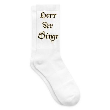 Herr der Dinge gold - Tennissocken - Weiß - Rechts