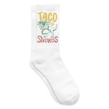 Taco Saurus Cinco de Mayo Mexikaner - Tennissocken - Weiß - Rechts