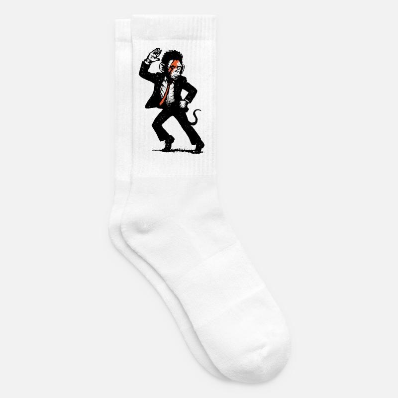 The monkey dance - Tennis socks - white