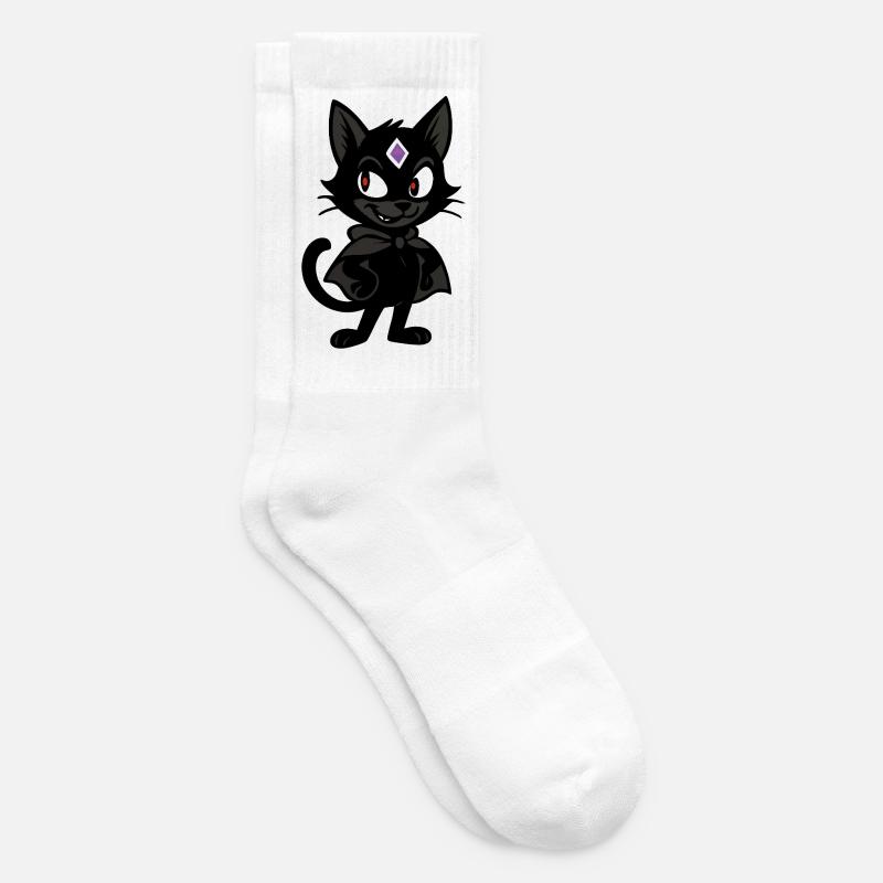 Bad Kitty Vibes - Tennissocken - Weiß