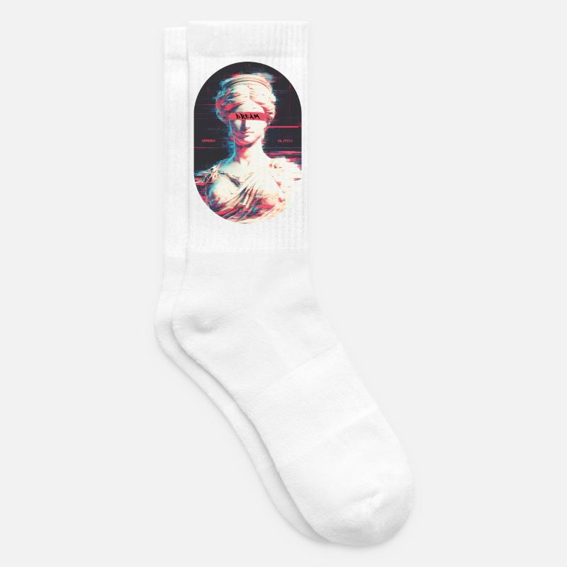 Bug grec - Chaussettes de tennis - blanc