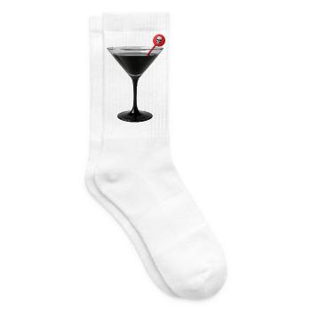 COCKTAIL DE LA MUERTE – dunkle Hölle - Tennissocken - Weiß - Rechts