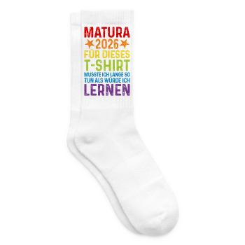 Matura 2026  - Tennissocken - Weiß - Rechts