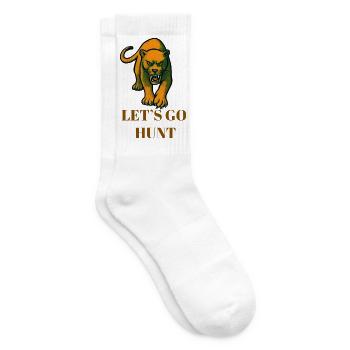 Lets Go Hunt Panther  - Tennis socks - white - Right