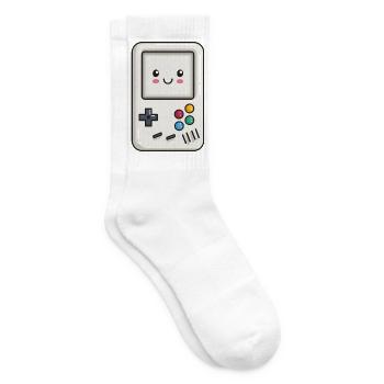 Cute Game Console - Tennis socks - white - Right